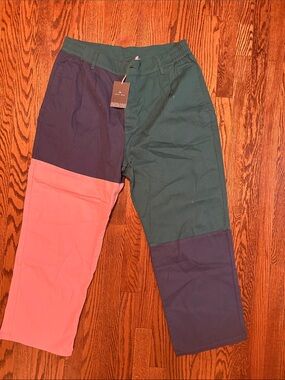 Lazy oaf color block pants size 38”W